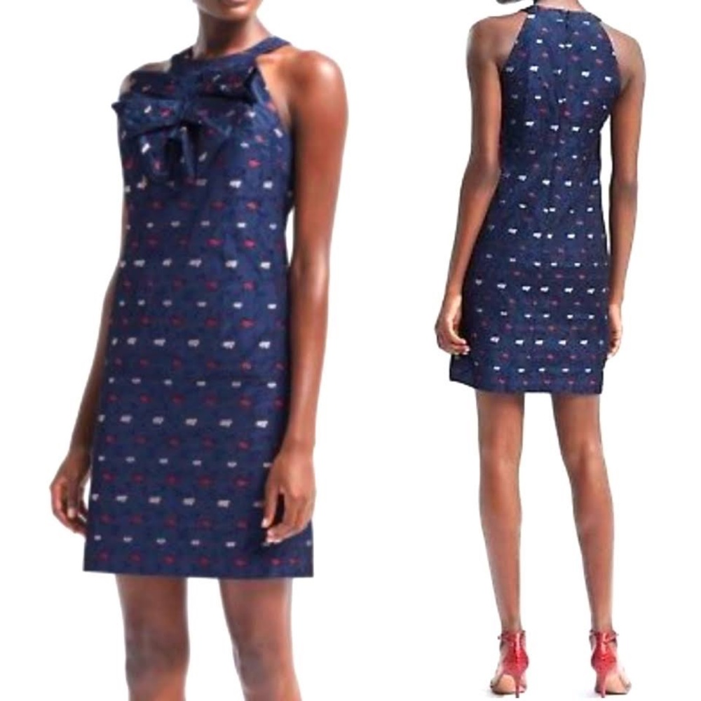 Banana Republic Floral Dress with Big Bow